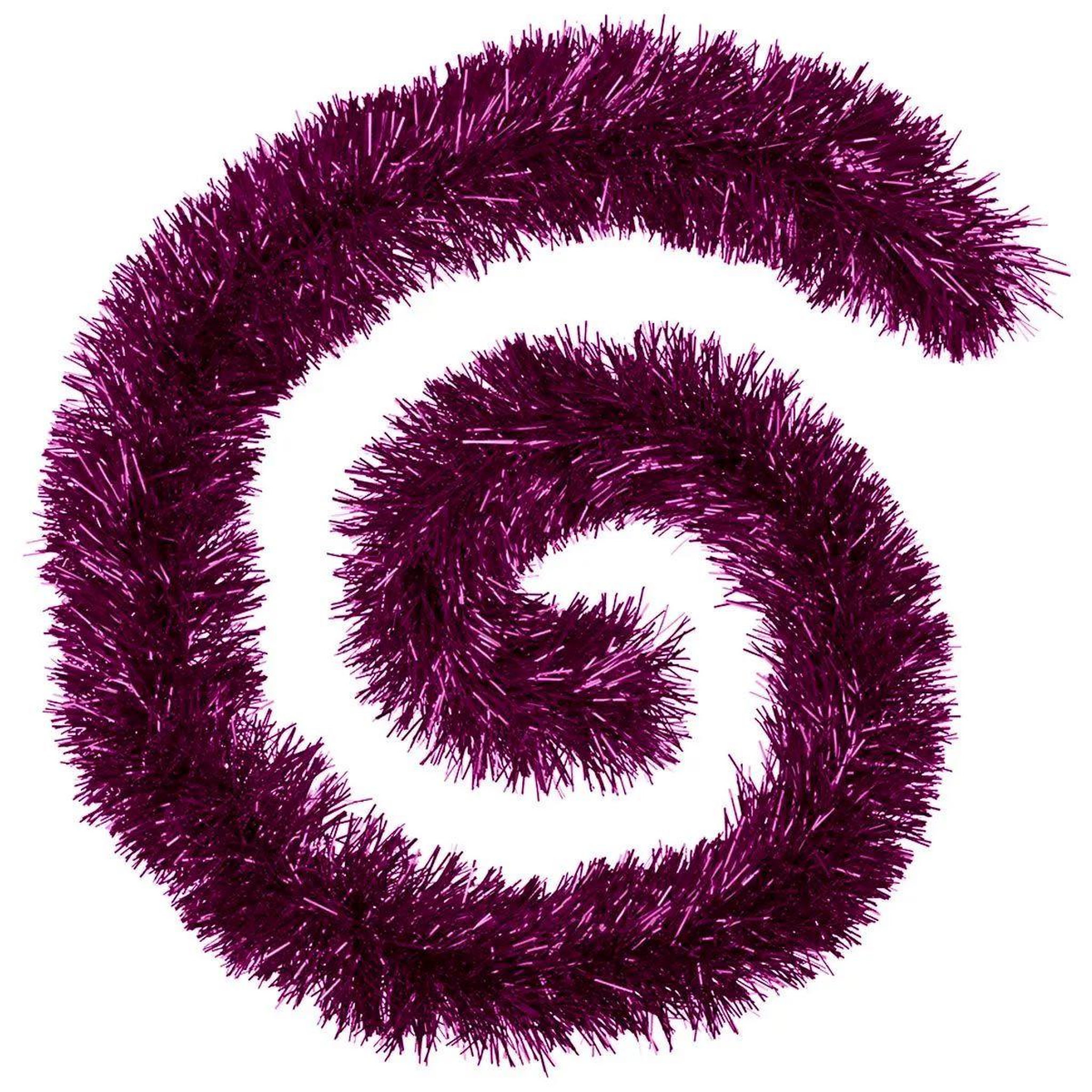 ATMOSPHERA Guirlande de noël  maison  200cm cassis