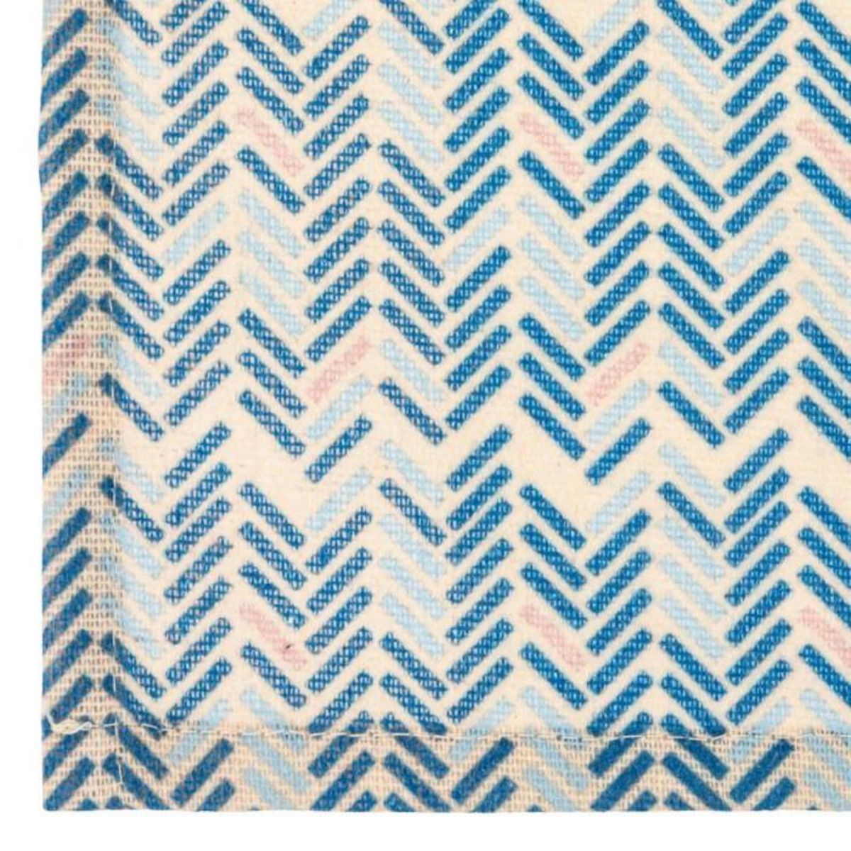 SECRET DE GOURMET Set de Table Design  Chevrons  30x45cm Bleu