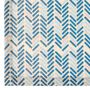 Voir la diapositive 2 : SECRET DE GOURMET Set de Table Design  Chevrons  30x45cm Bleu