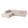 Voir la diapositive 4 : LISA DESIGN Gallata - canapé chesterfield d'angle gauche - 5 places - en velours