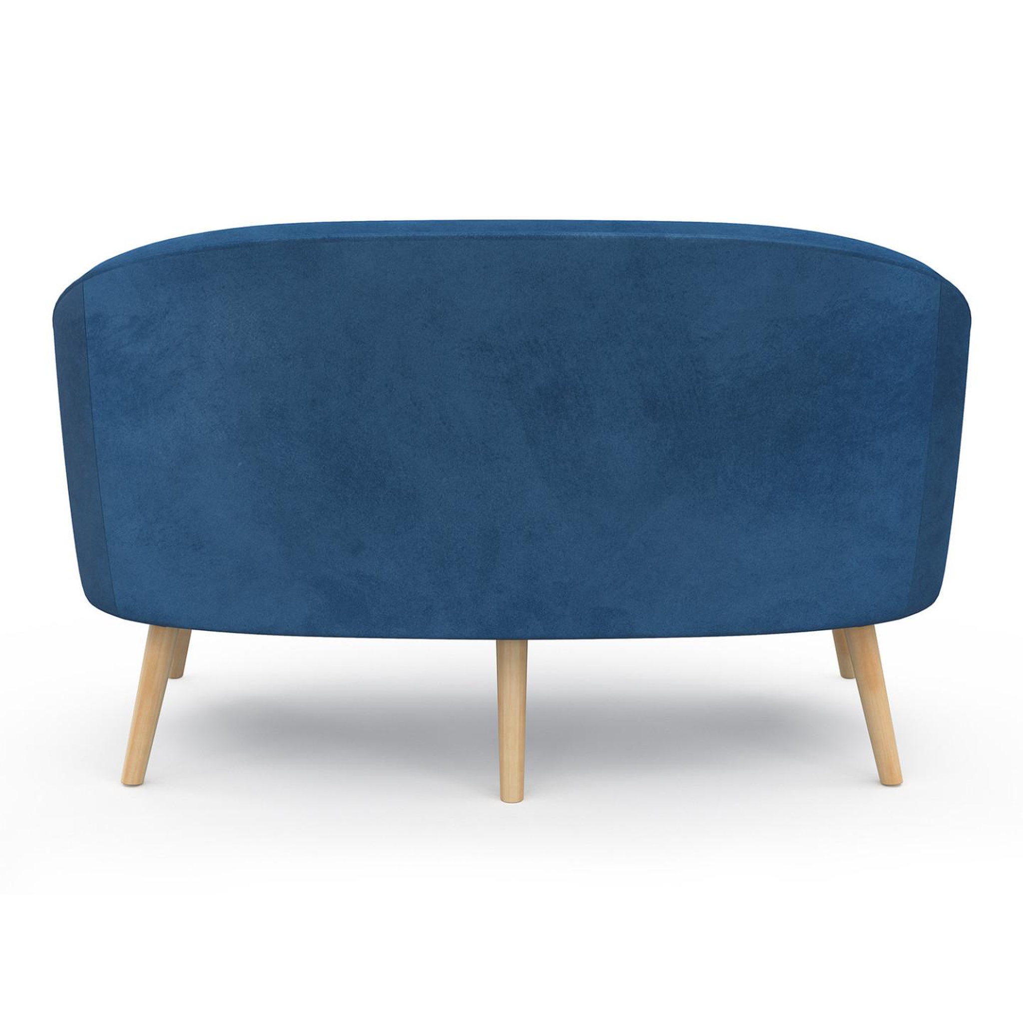 Voir la diapositive 4 : ID MARKET Canapé banquette sonia en velours bleu