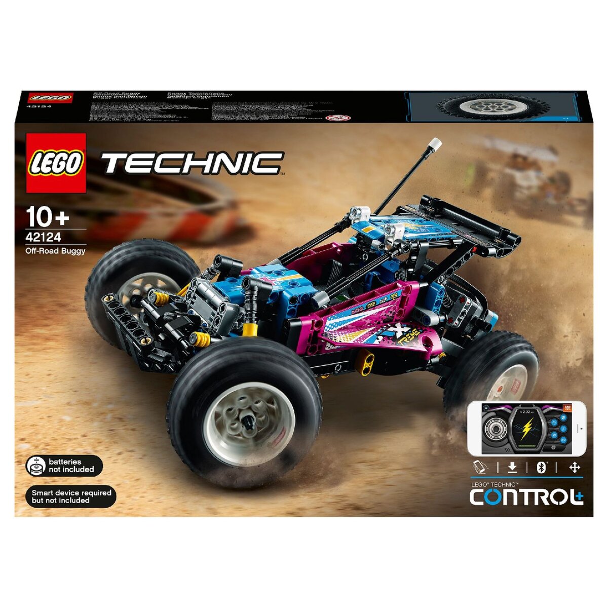 LEGO LEGO Technic 42124 Buggy Tout-Terrain, Jouet Voiture Télécommandée Enfants de 10 Ans et Plus