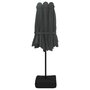 Voir la diapositive 5 : VIDAXL Parasol a double tete anthracite 449x265 cm