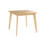 Voir la diapositive 1 : Rendez vous déco Table carrée 4 personnes en bois clair naturel 90 cm - Julio