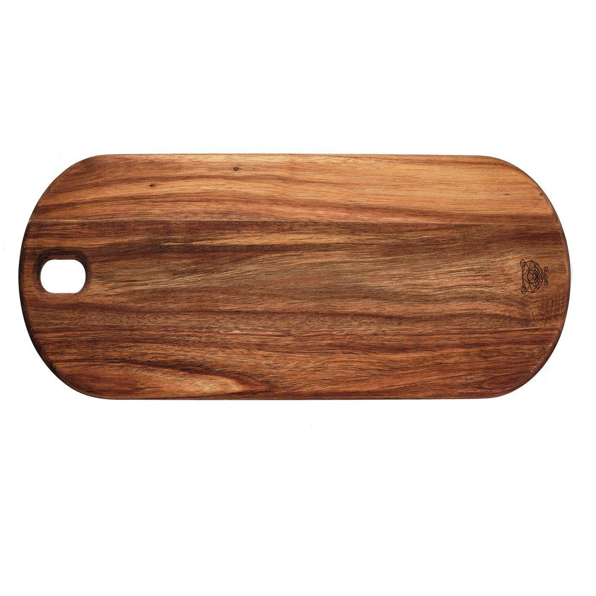 Voir la diapositive 3 : BJORN Planche à découper en bois d'acacia elin - 55 x 18cm
