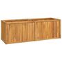 Voir la diapositive 2 : VIDAXL Lit sureleve 150x50x50 cm bois massif de teck