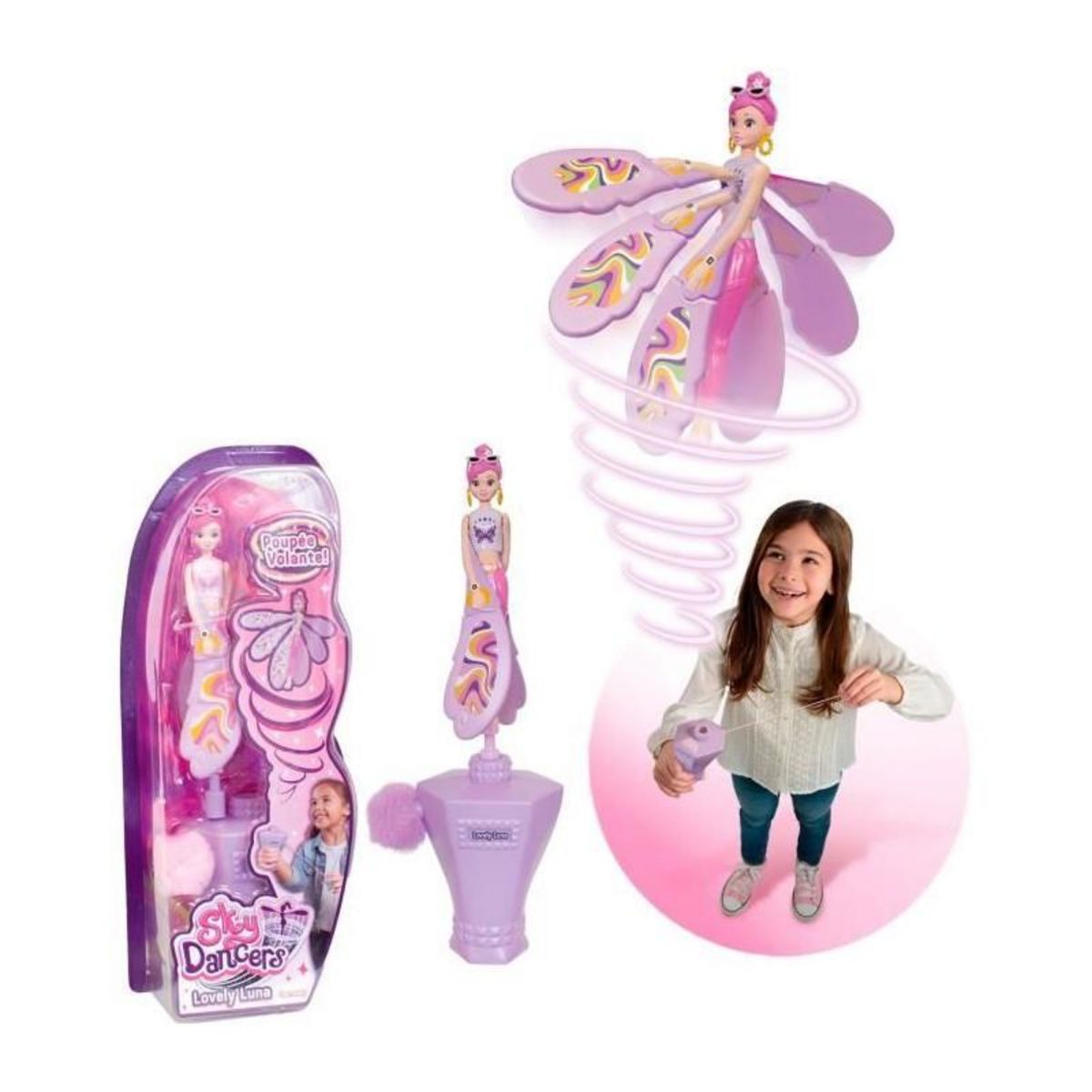 LANSAY Sky Dancers - LANSAY - Lovely Luna - Poupée volante - Des 6 ans