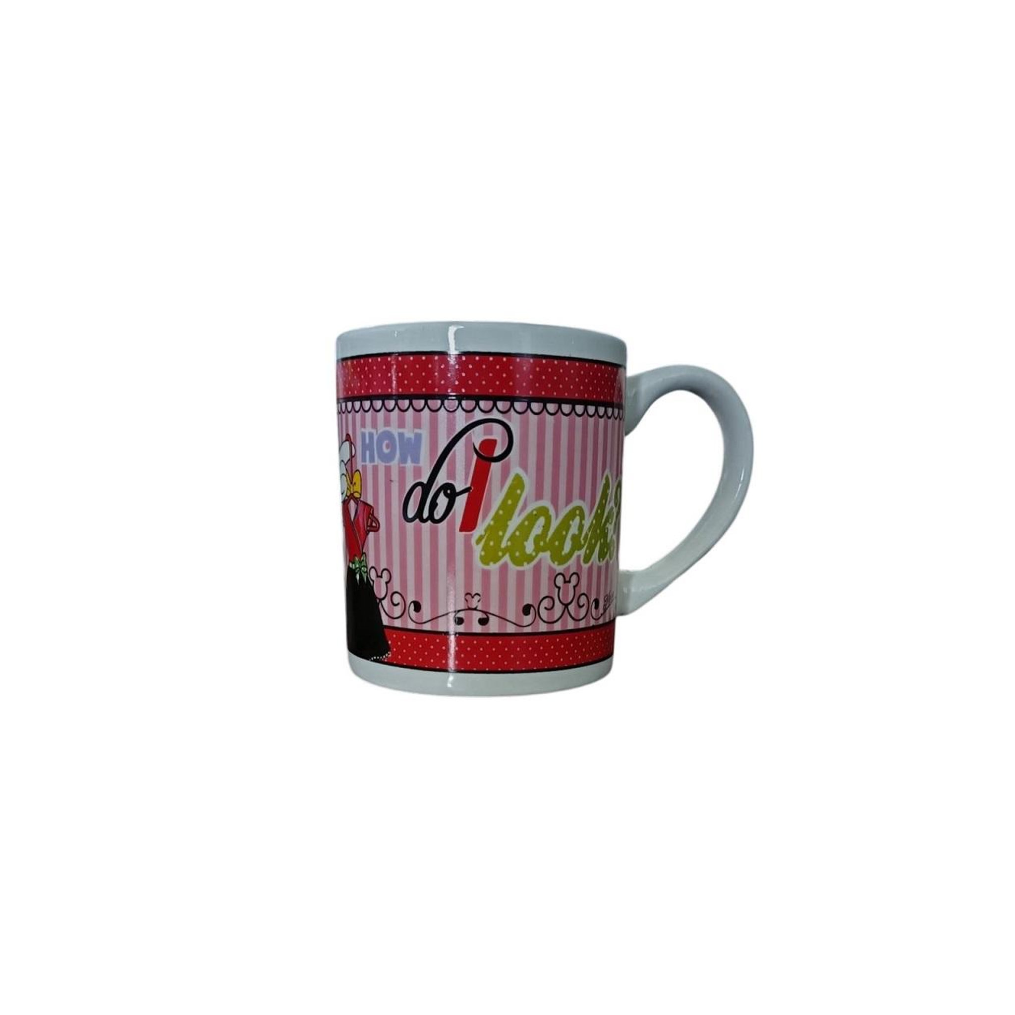 Voir la diapositive 3 : Eden Mug en céramique décoré minnie mouse – 8 cm