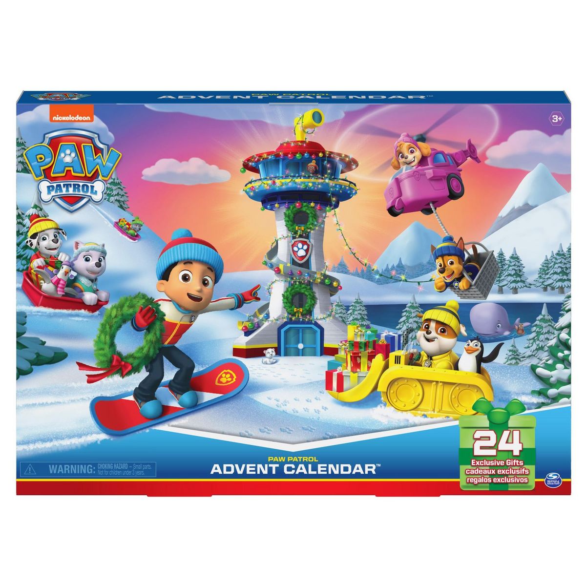 SPIN MASTER Calendrier de l'avent noël 2021 - La Pat' Patrouille
