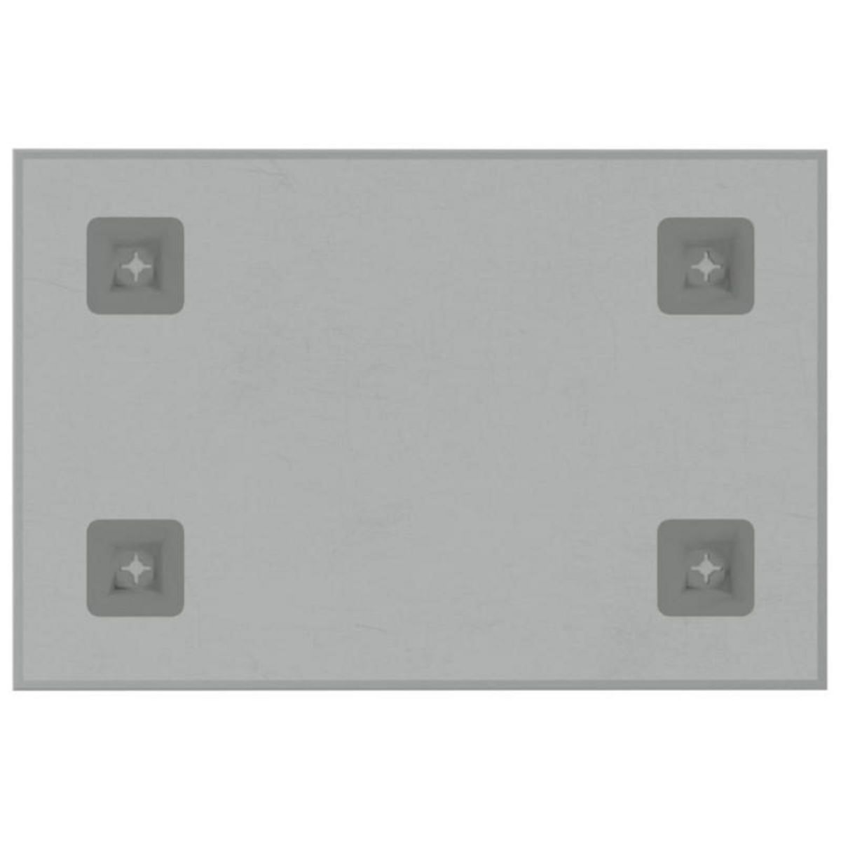 VIDAXL Tableau noir magnétique mural Blanc 30x20 cm Verre trempé