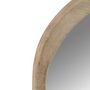 Voir la diapositive 2 : Paris Prix Miroir Mural en Bois  Iregular  63cm Naturel