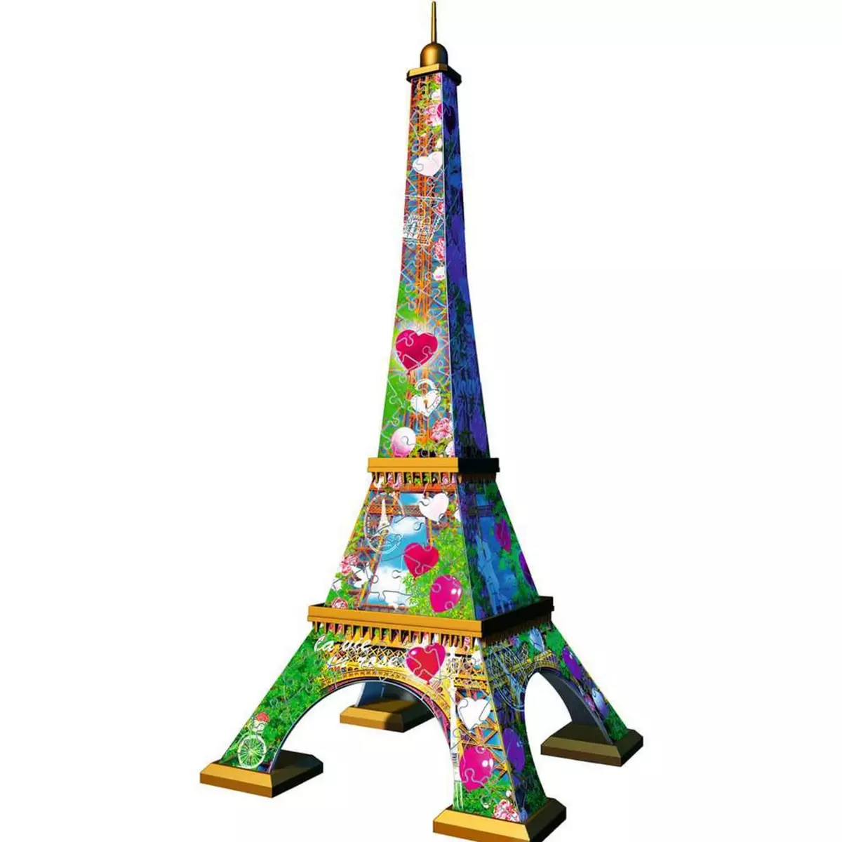 RAVENSBURGER Puzzle 3D -216 pièces :Tour Eiffel Edition limitée