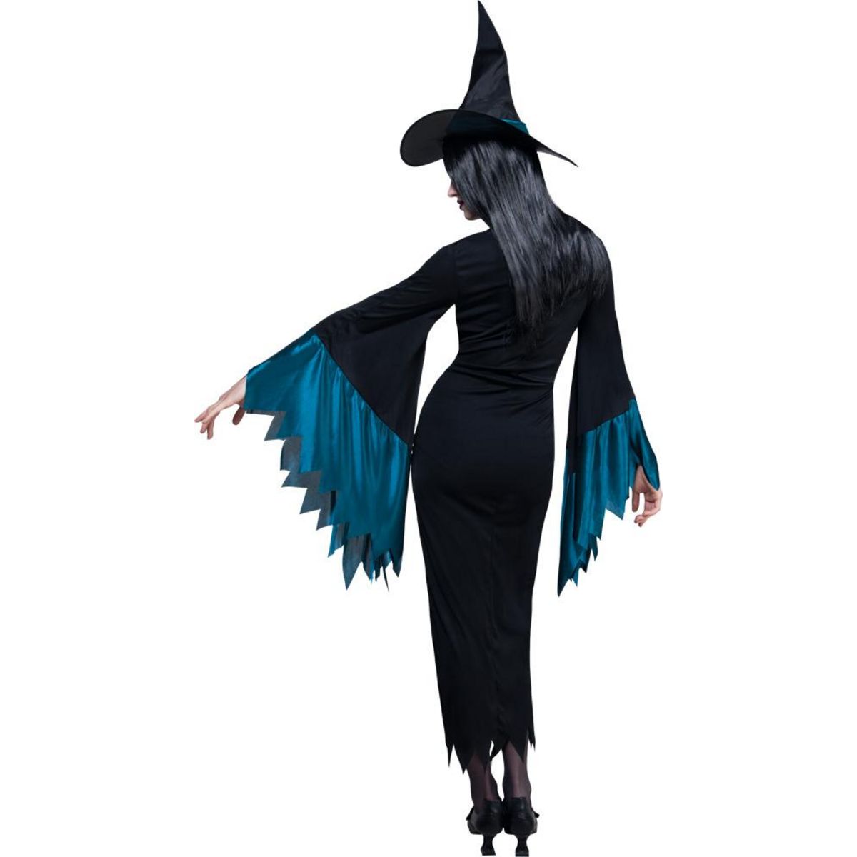 Boland Déguisement Sorcière - Noir et Bleu - Adulte - M