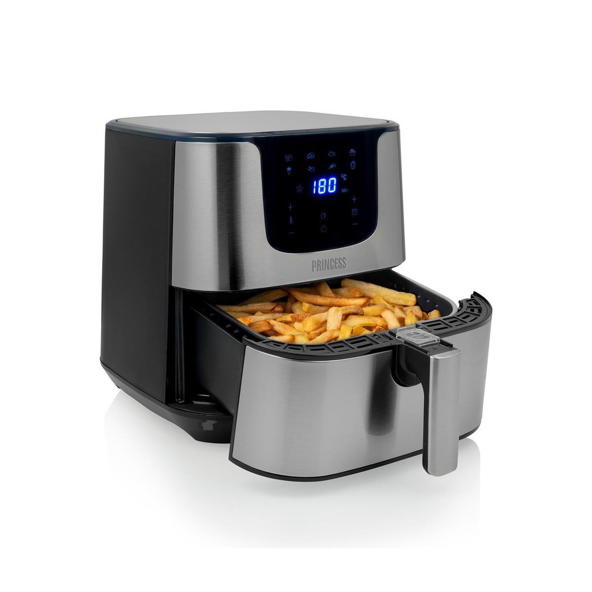 Voir la diapositive 2 : PRINCESS Friteuse Princess 5,5 L 1700 W Noir et Argenté