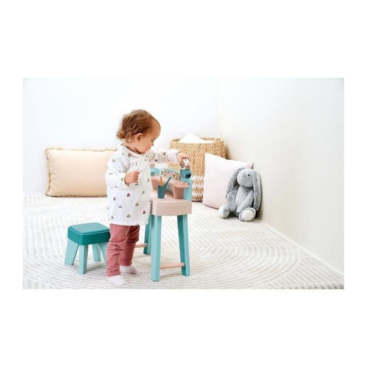 Ecoiffier ECOIFFIER 7924 BB Abrick - Mon premier bureau - 12 mois - Bien install pour travailler