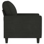 Voir la diapositive 4 : VIDAXL Fauteuil Noir 60 cm Tissu