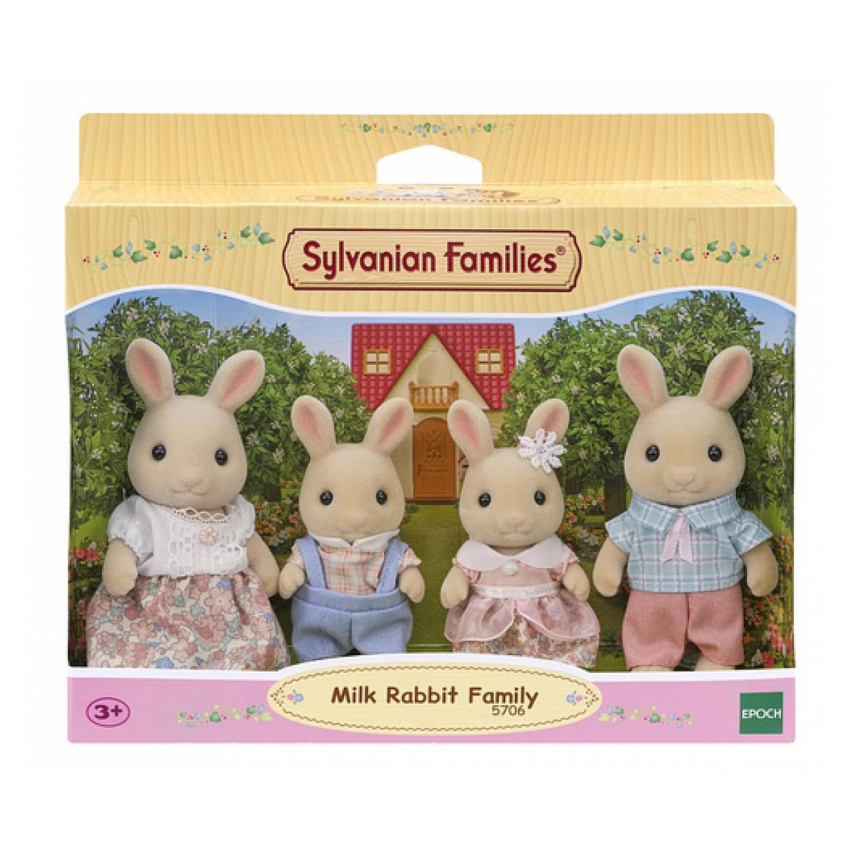 Sylvanian Families 5706 La famille lapin creme