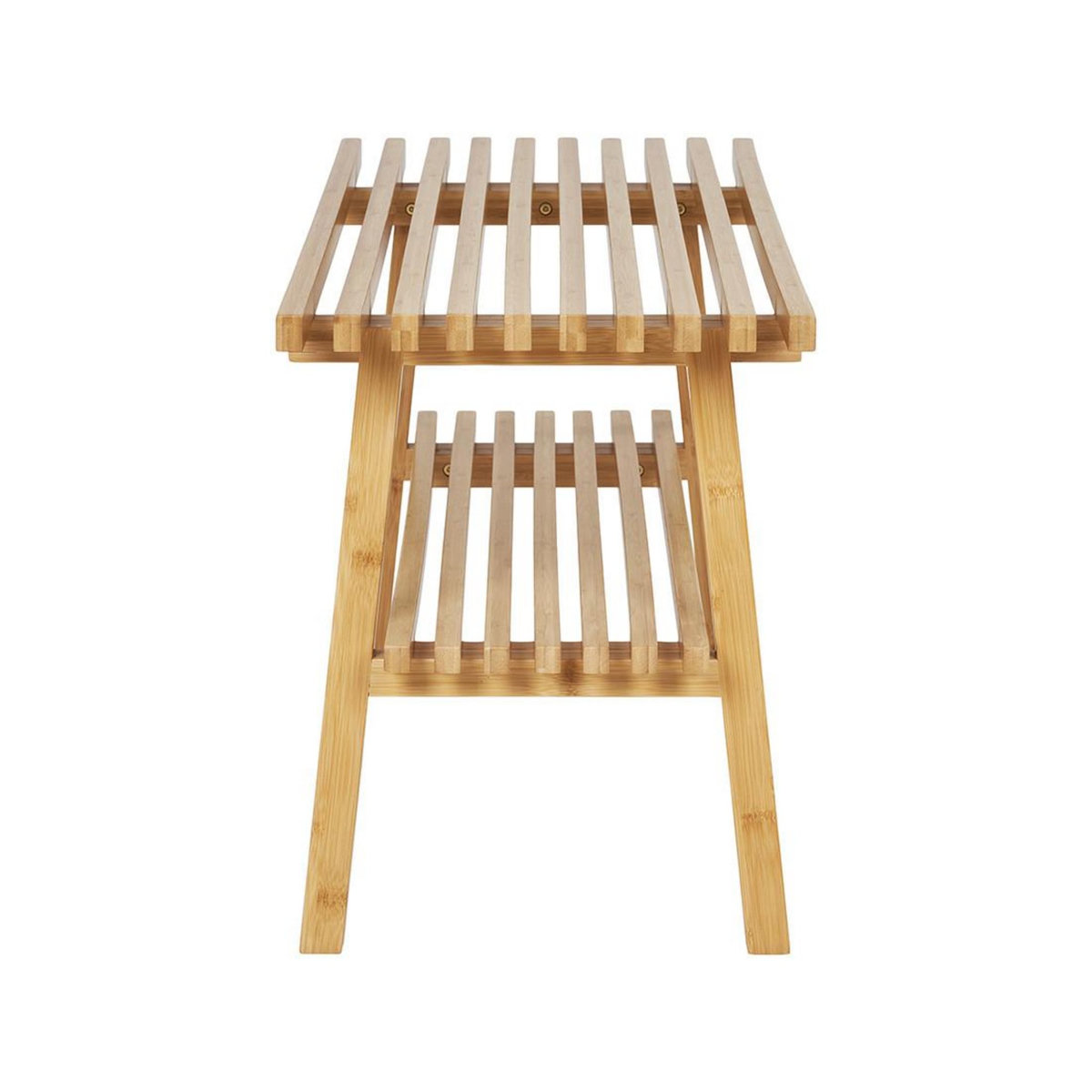 LISA DESIGN Saona - banc avec rangement - bambou naturel - 70 cm