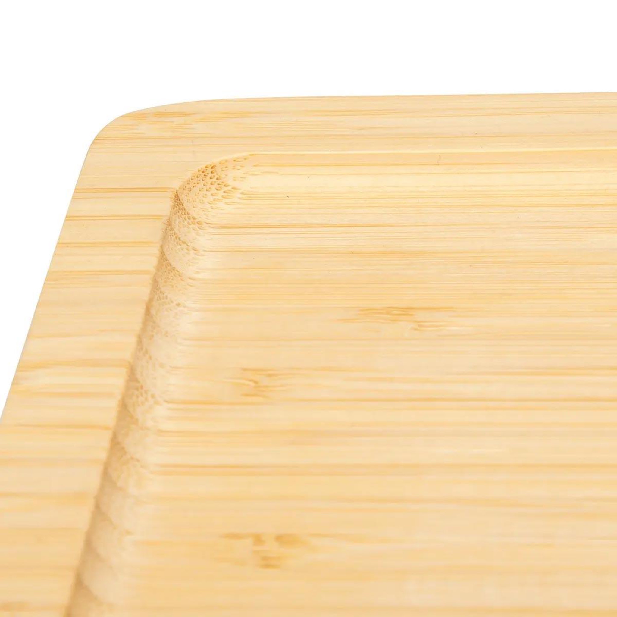 Voir la diapositive 2 : SECRET DE GOURMET Planche de présentation carrée en bambou  rio  25cm naturel
