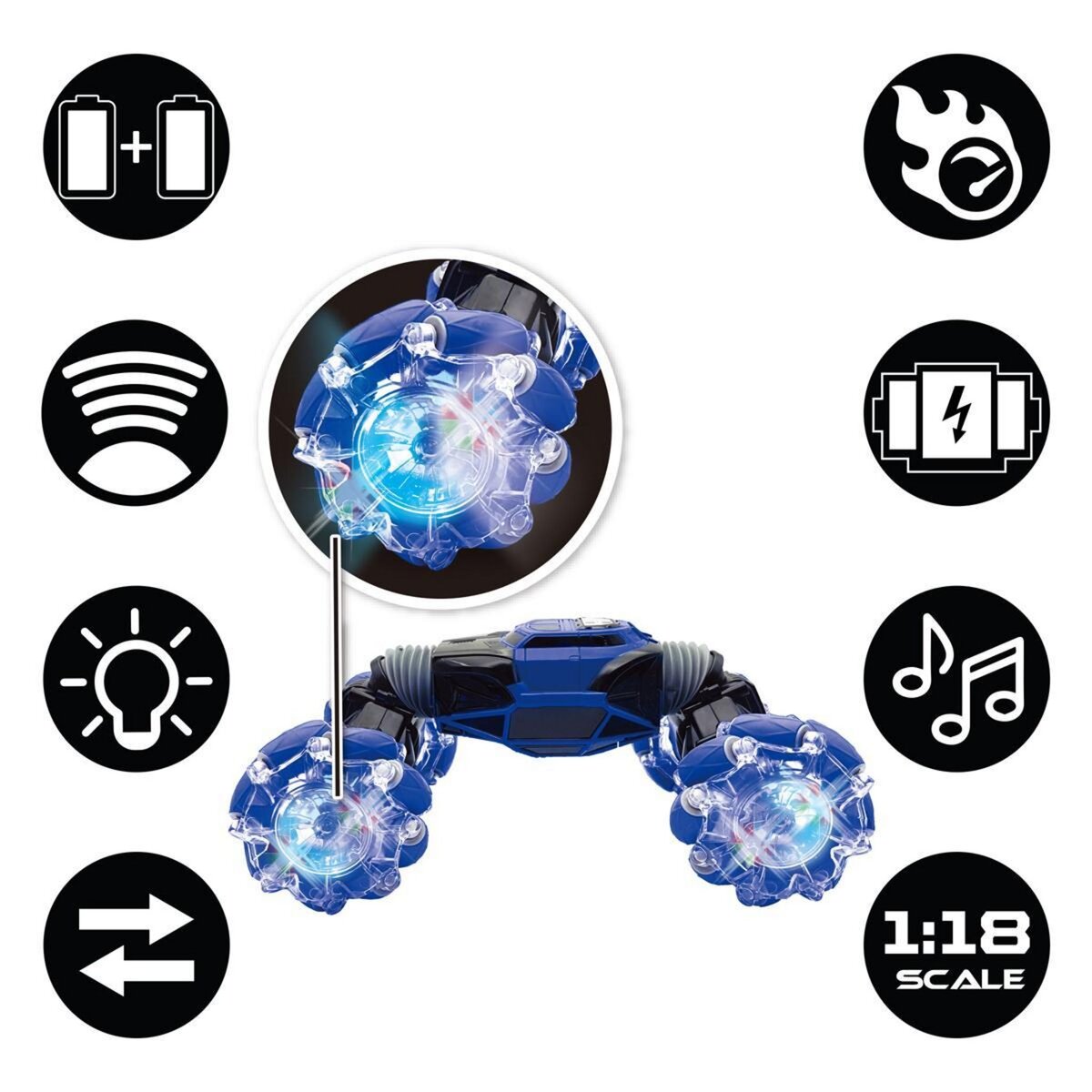 Lexibook Extreme Crosslander - Voiture télécommandée Tout-Terrain