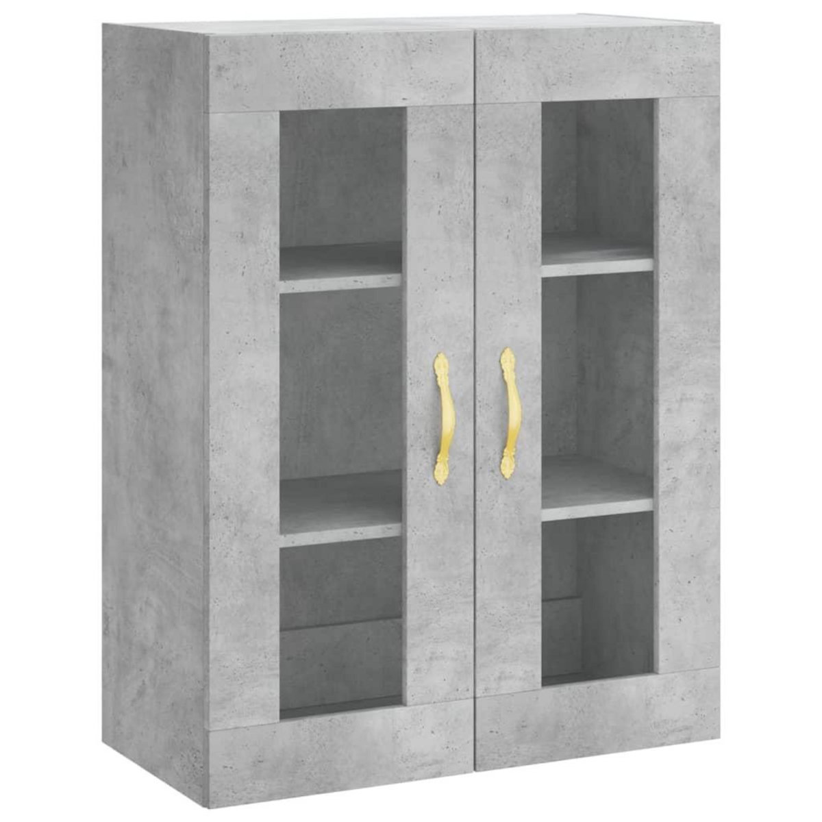 VIDAXL Buffet haut Gris beton 69,5x34x180 cm Bois d'ingenierie