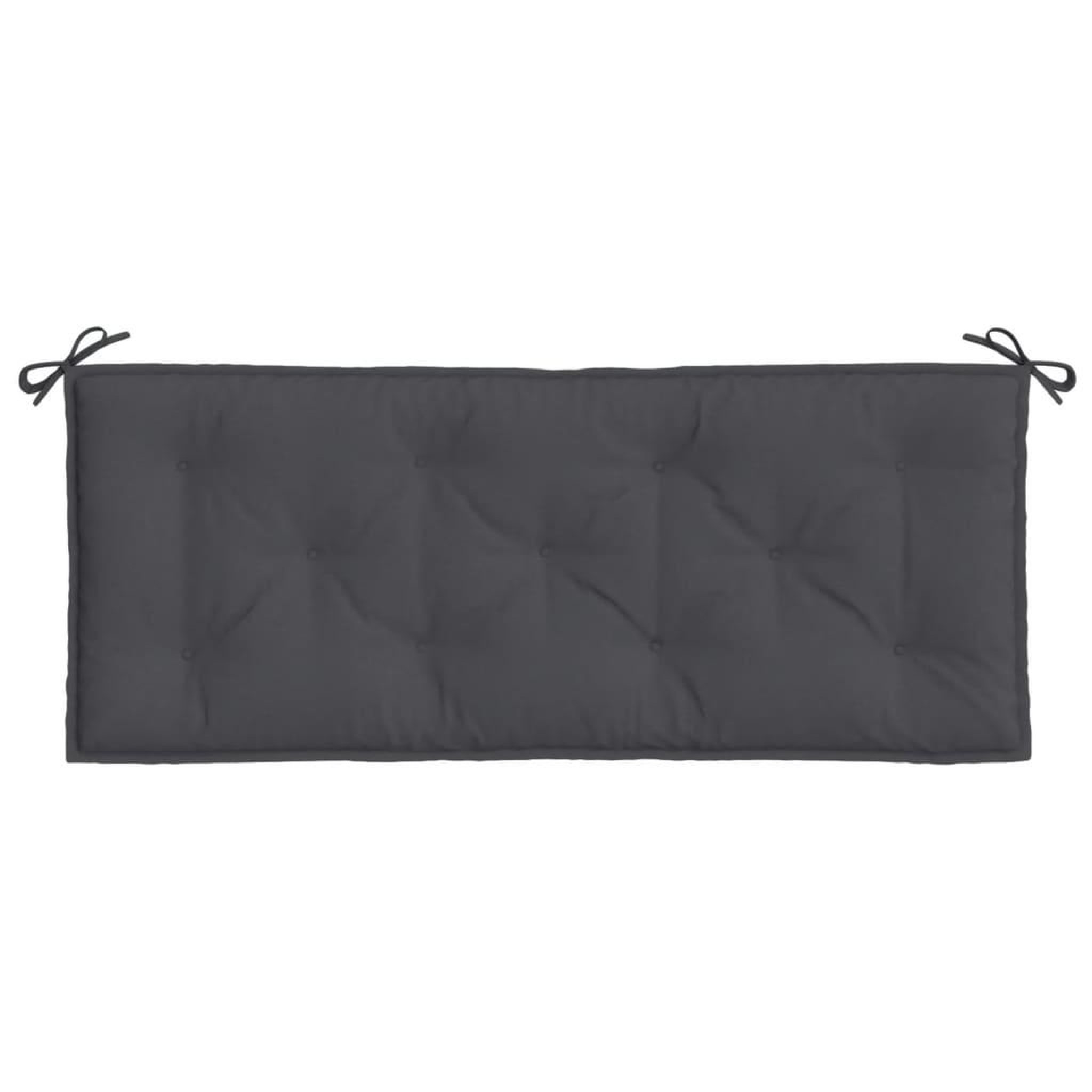 Voir la diapositive 4 : VIDAXL Coussin de banc de jardin anthracite melange 120x50x7 cm tissu