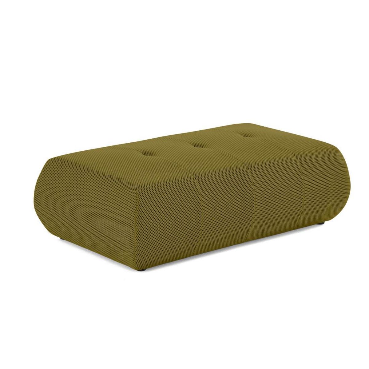 LISA DESIGN Onyx - pouf d'appoint - en tissu mailles 3d