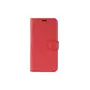 amahousse Housse Huawei Mate 20 folio rouge grainé et languette aimantée