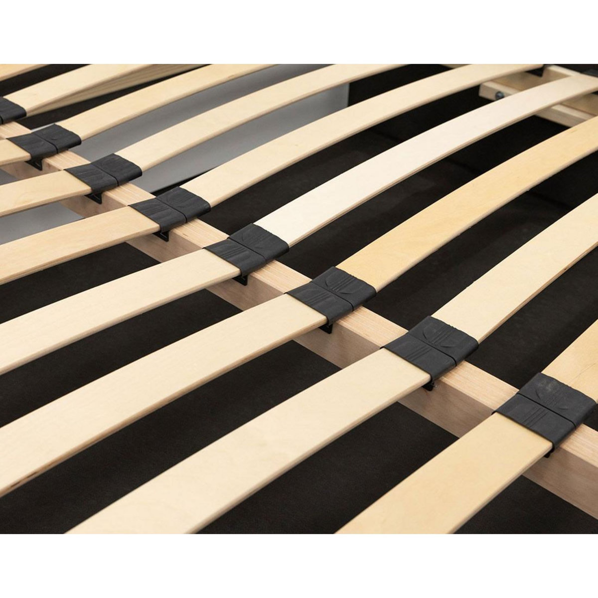 BEST MOBILIER Orane - lit coffre - 160x200 cm - en tissu bouclette