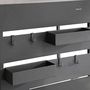 Voir la diapositive 4 : HESPERIDE Table de balcon repliable Fira - 3 Personnes - Gris graphite