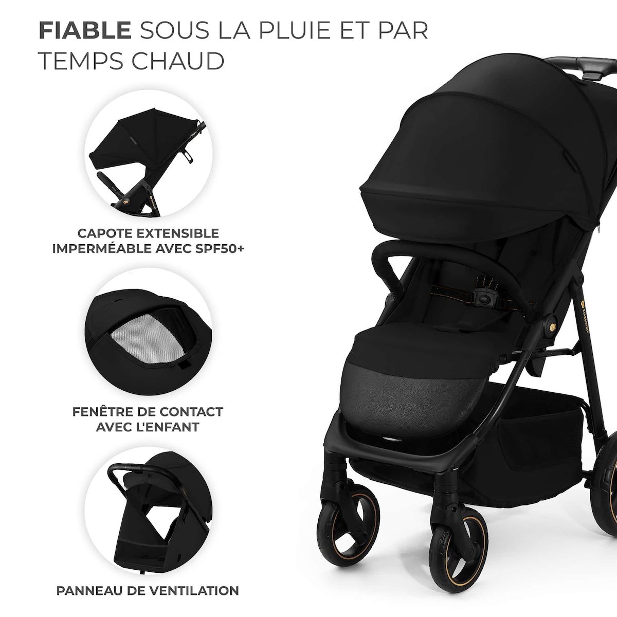 KINDERKRAFT Poussette trig 3 pratique et confortable