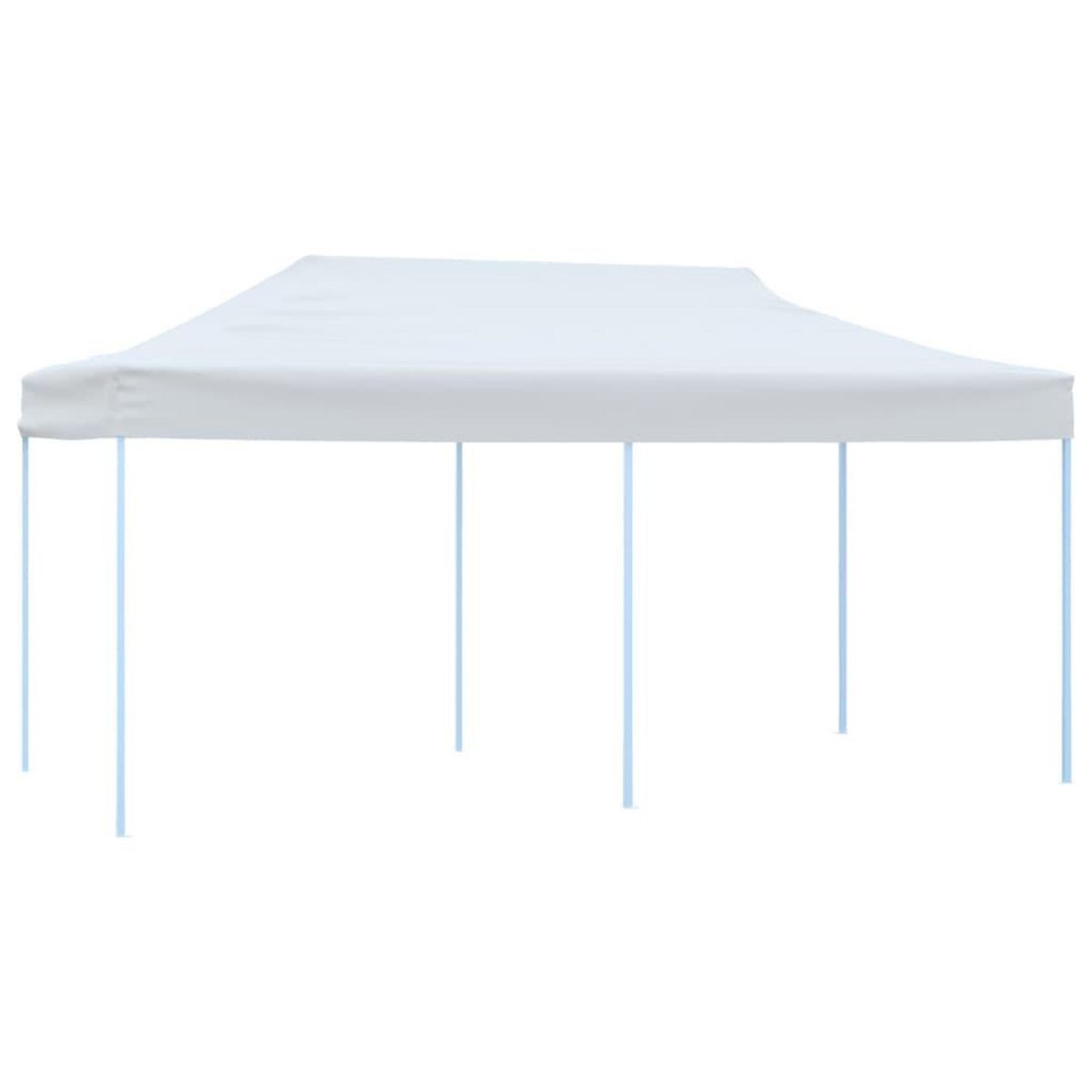 VIDAXL Tente de reception pliable avec parois 3 x 6 m Acier Blanc