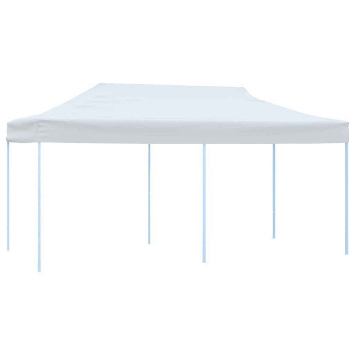 VIDAXL Tente de reception pliable avec parois 3 x 6 m Acier Blanc