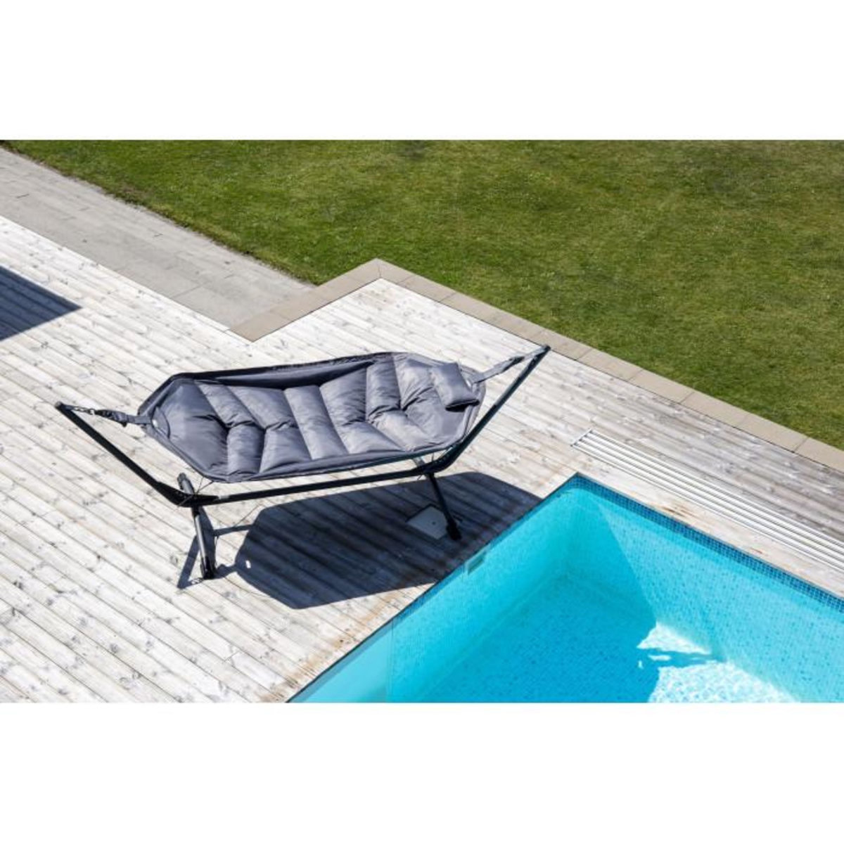 Paris Prix Hamac en Tissu  Nino  305cm Noir