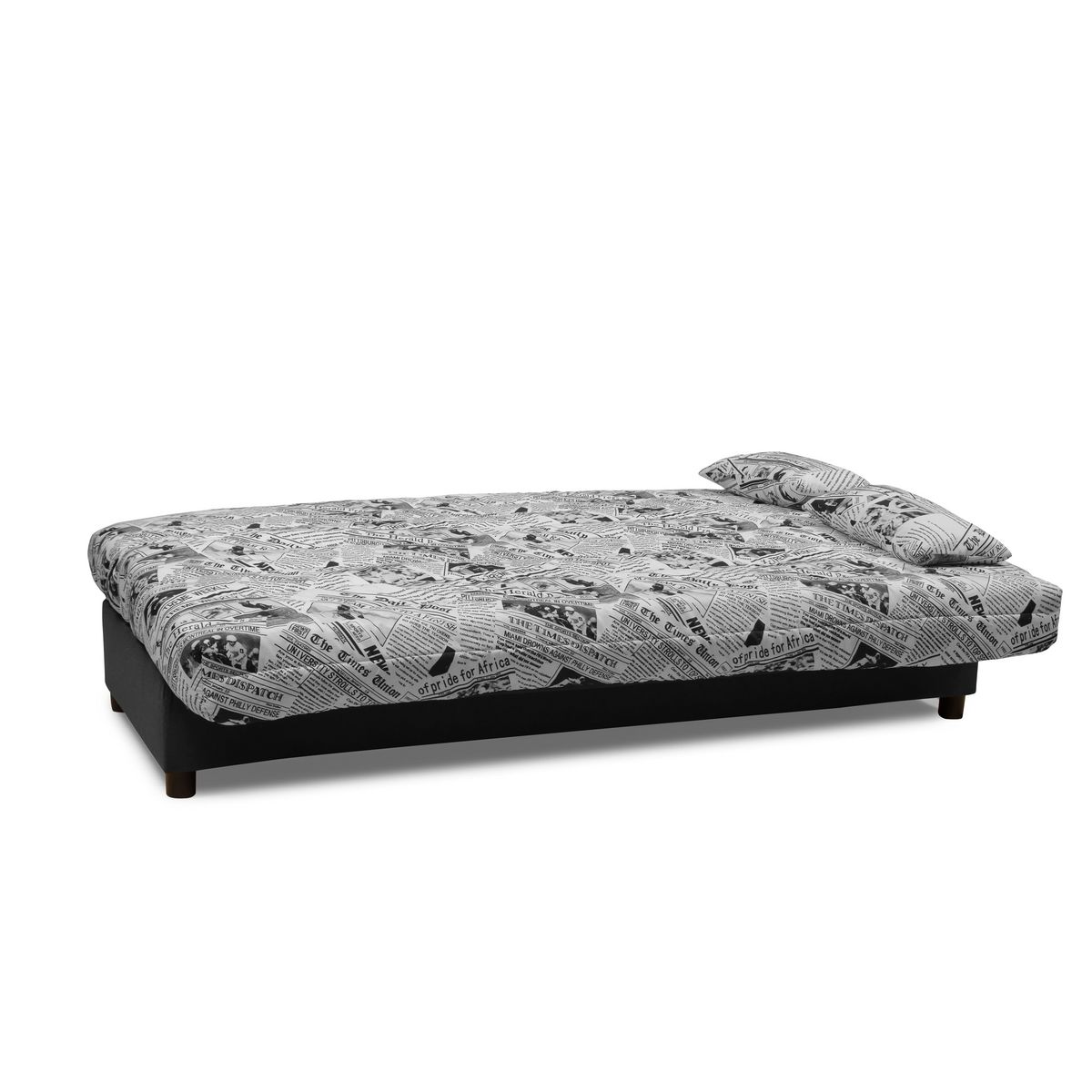 Banquette CLIC CLAC ECO GAZETTE matelas 9 cm mousse 21 kg/m3