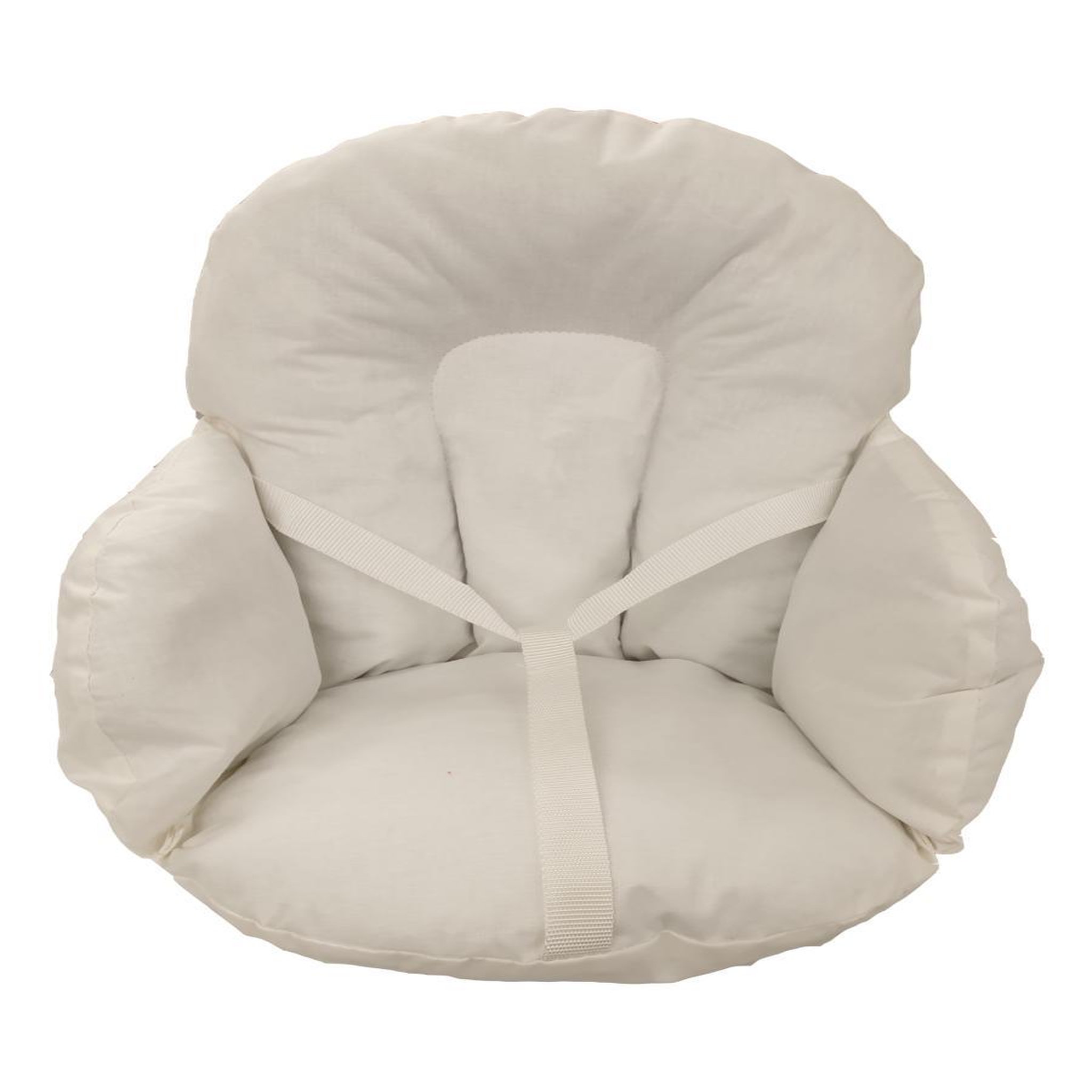 Voir la diapositive 1 : CH'TI BOUT Coussin de chaise + sangles de matien - coton a enduction acrylique