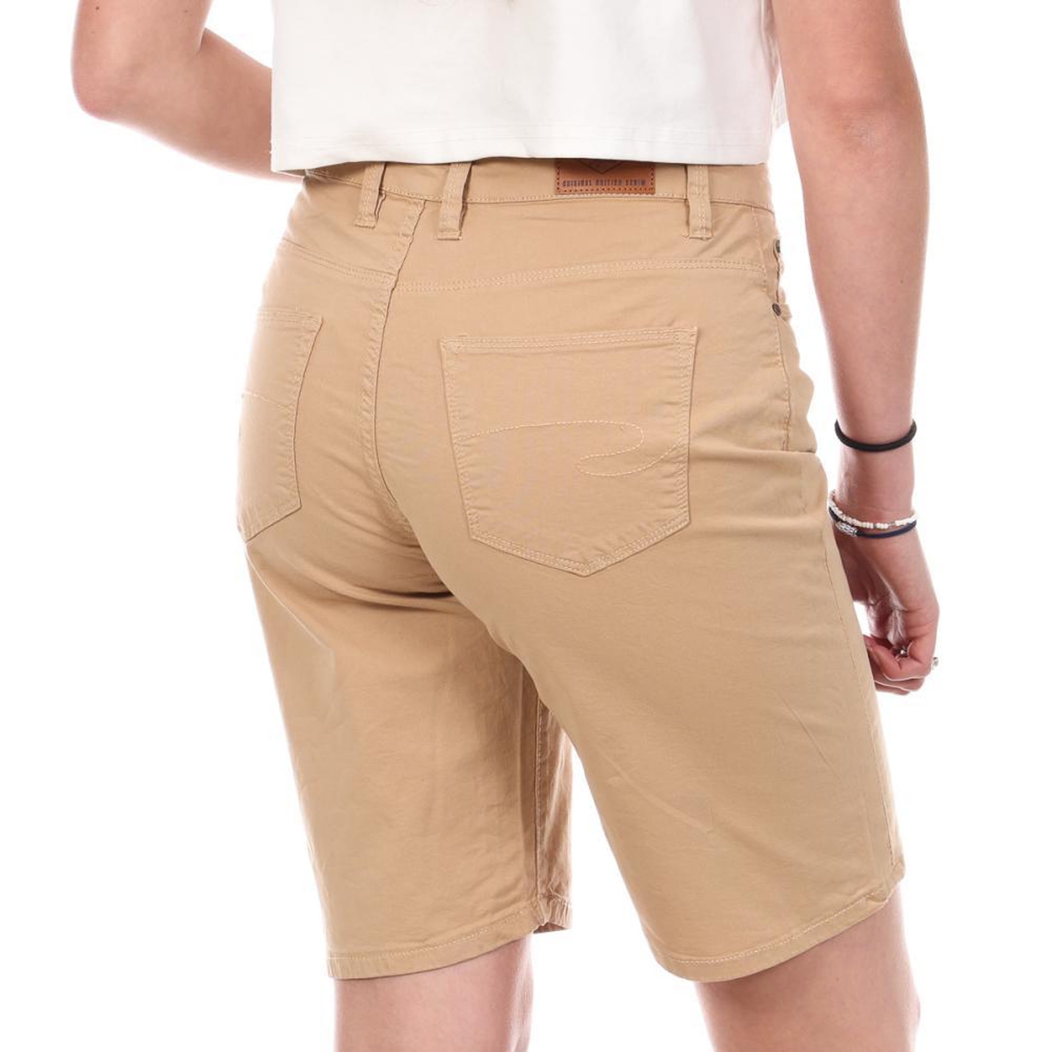 Voir la diapositive 2 : Lee Cooper Bermuda Beige Femme Lee Cooper Wopara