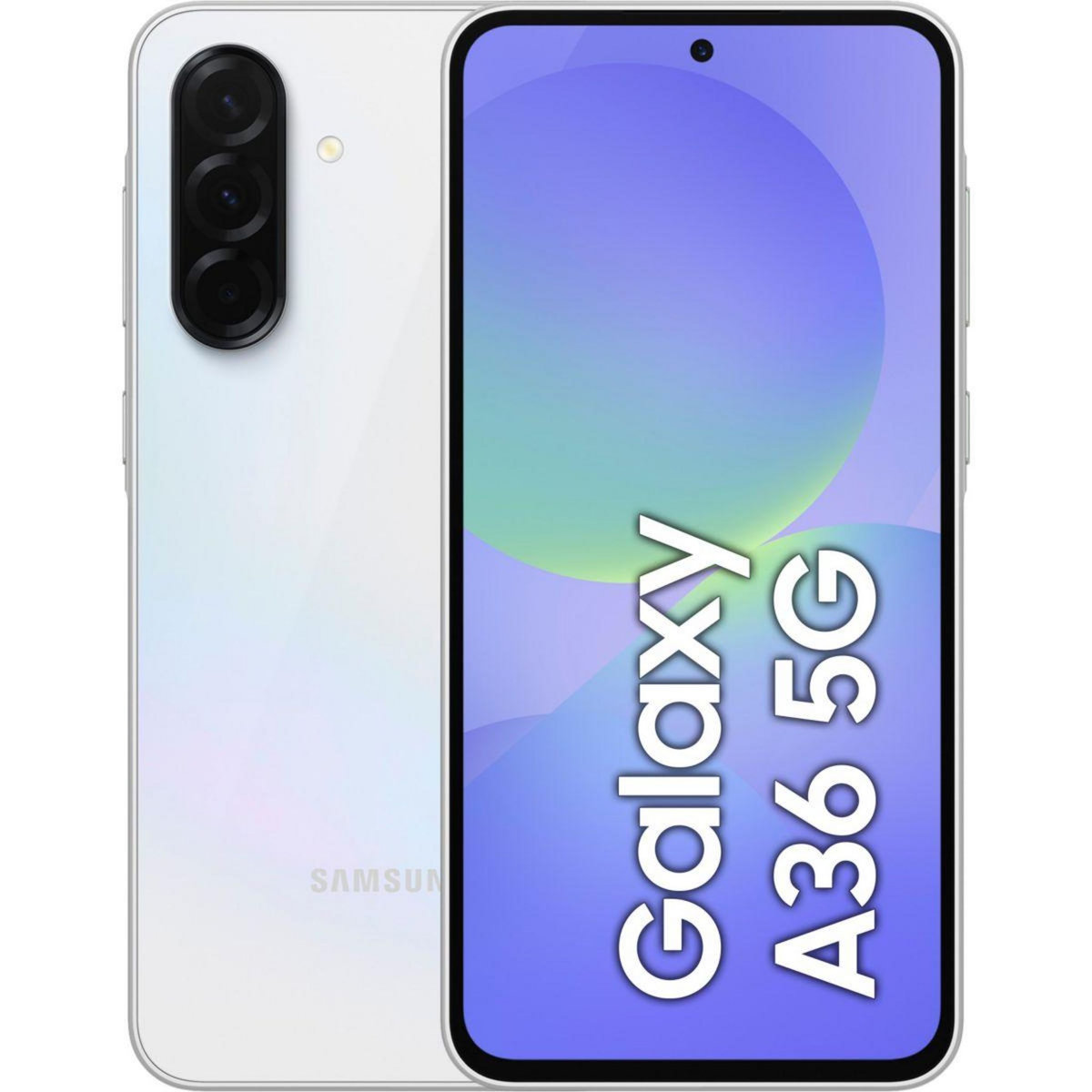 Samsung Smartphone Galaxy A36 Blanc 256Go 5G