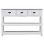 Voir la diapositive 3 : VIDAXL Buffet Antique Blanc 115x30x76 cm Bois