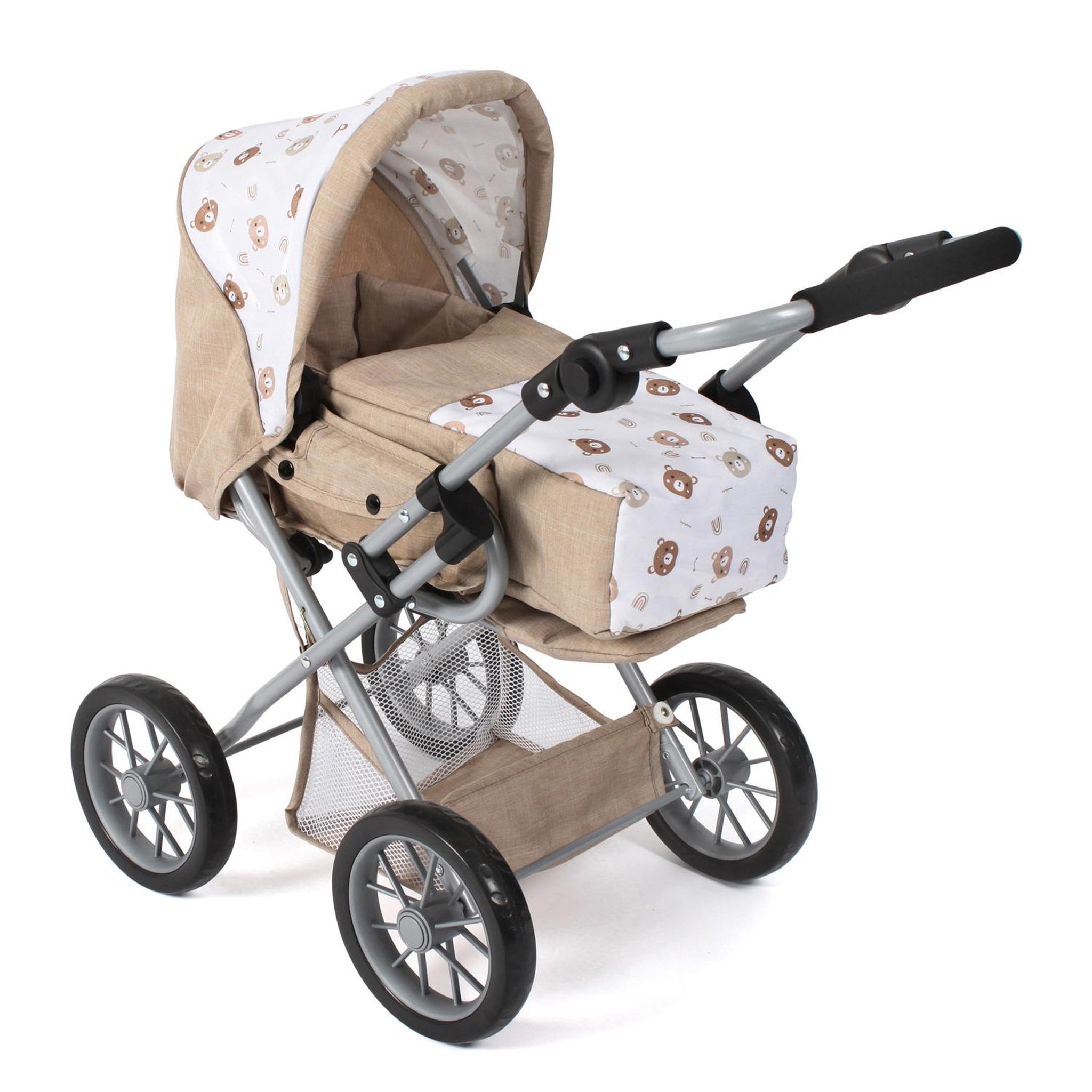BAYER CHIC 2000 Poussette combinée Leni Beige avec oursons