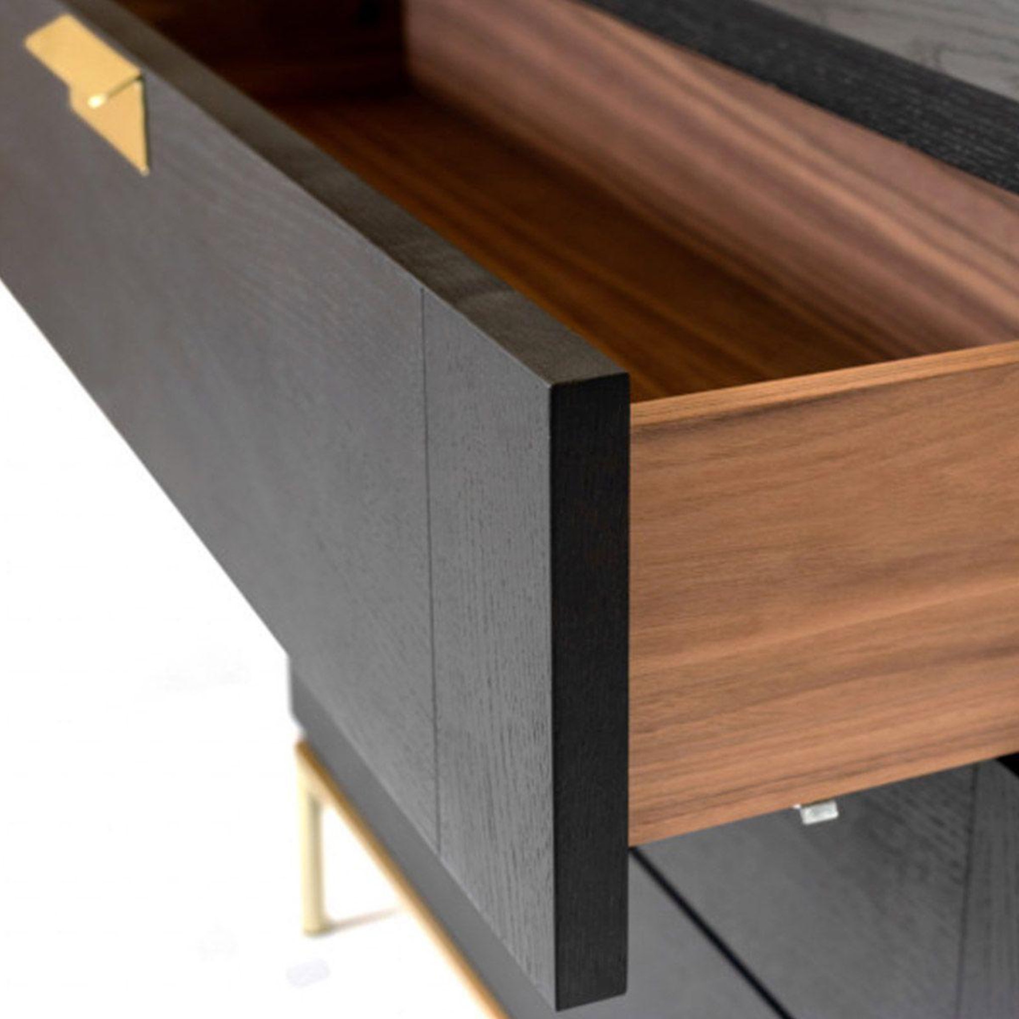 Voir la diapositive 6 : Paris Prix Commode design 3 tiroirs  pimlico  91cm charbon