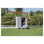 Voir la diapositive 4 : TOOMAX Armoire de jardin résine - Gris Anthracite - 350L - FLORIDA XL