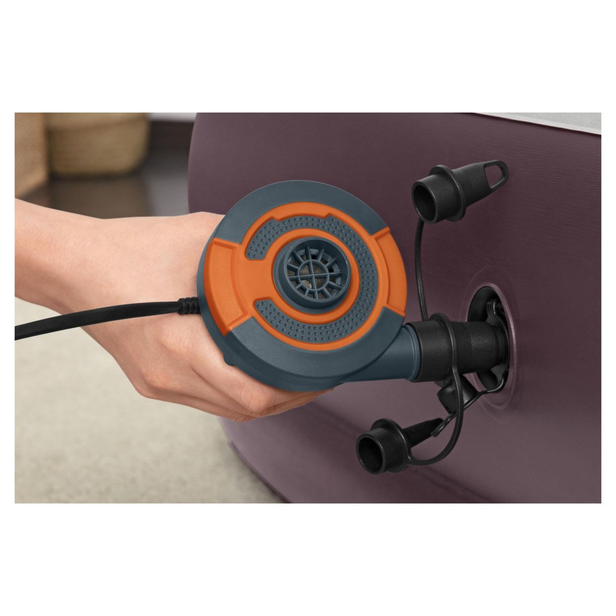 BESTWAY Pompe à air électrique pour matelas gonflable de camping - SIDEWINDER