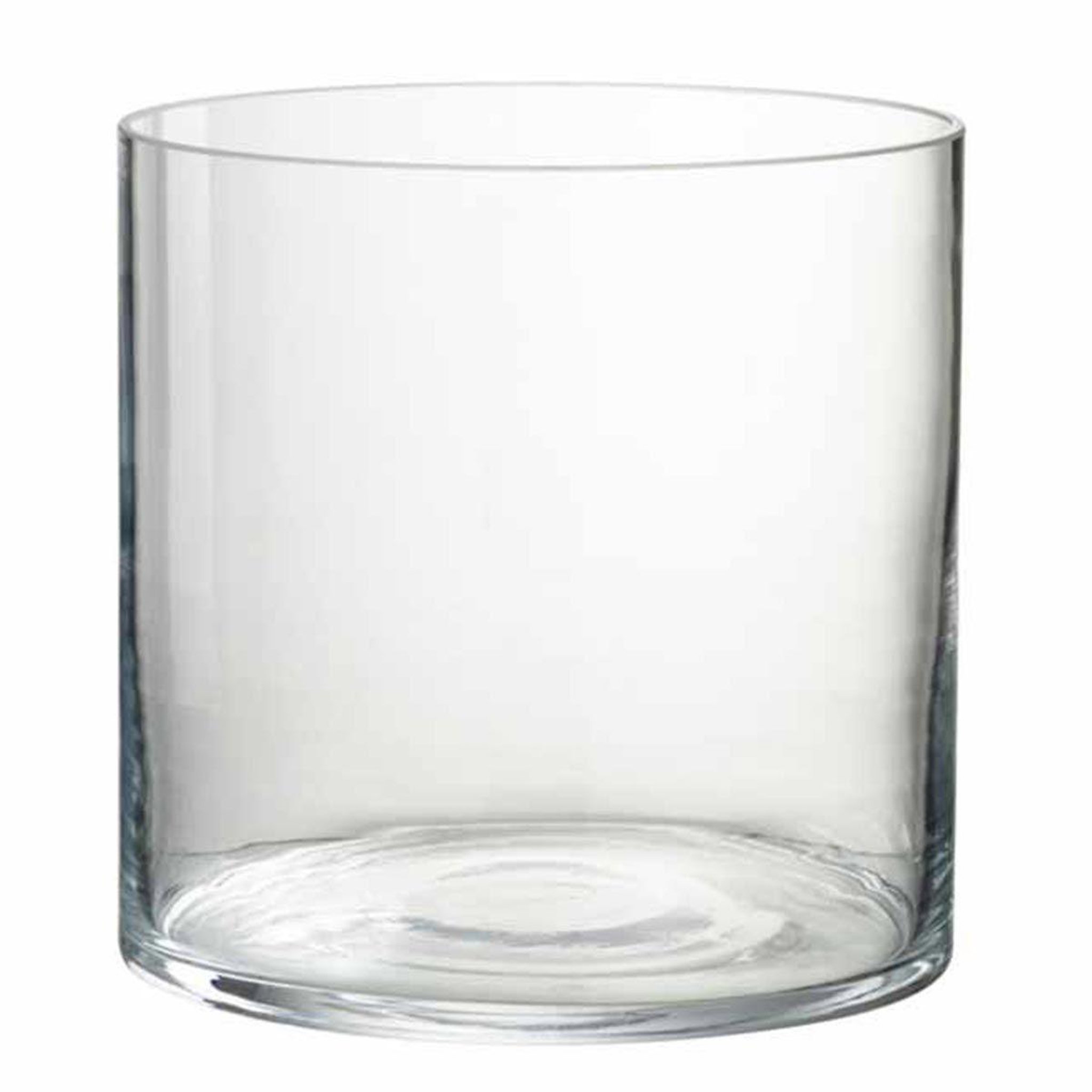 J-LINE Photophore en verre  buoma  21cm transparent