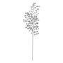 Voir la diapositive 1 : ATMOSPHERA Branche de Fleurs  Souffle Polaire  75cm Argent