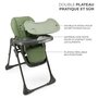 Voir la diapositive 5 : KINDERKRAFT Chaise haute 2en1 tummie pratique et confortable