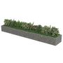 Voir la diapositive 4 : VIDAXL Lit sureleve a gabion Acier galvanise 540x90x50 cm
