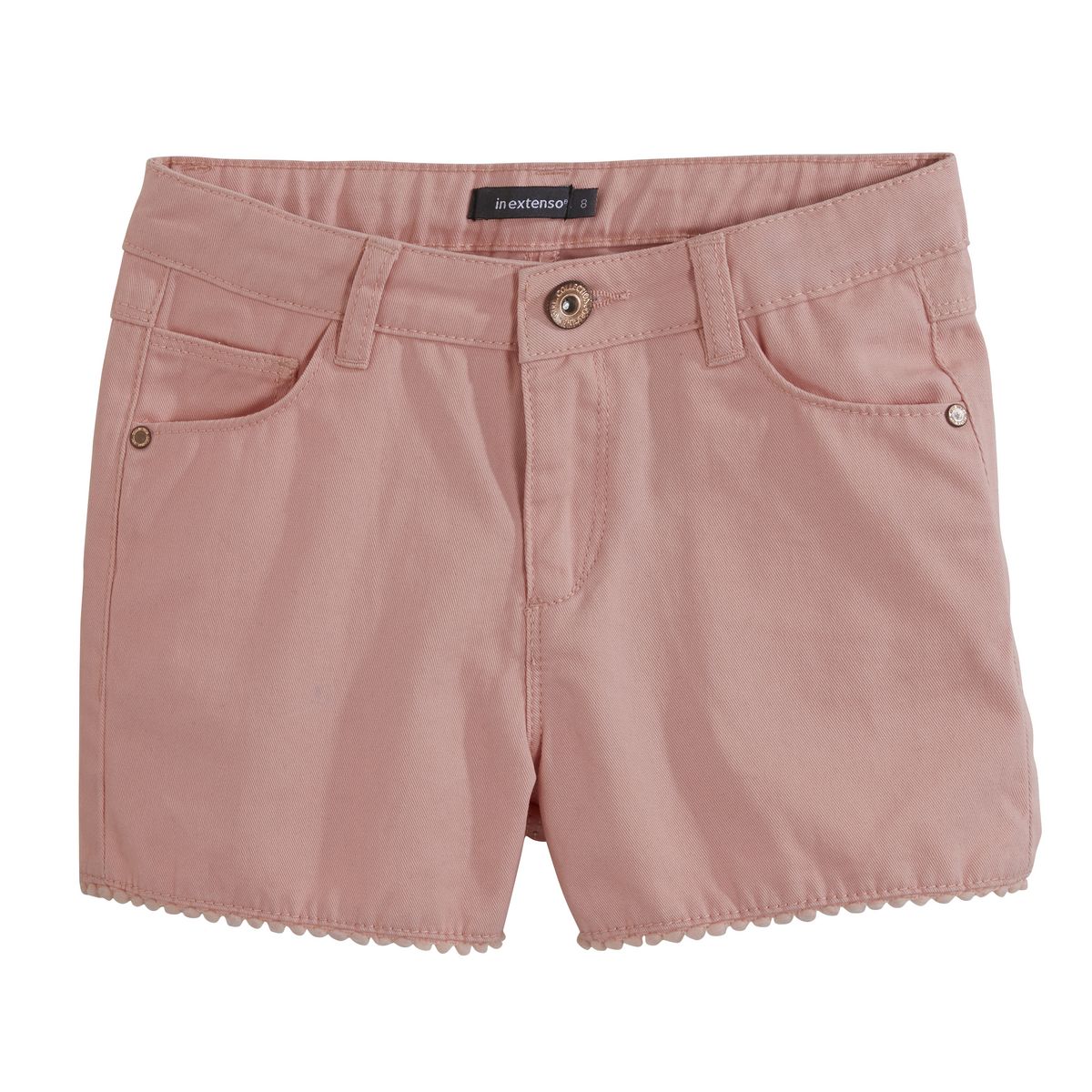 IN EXTENSO Short en twill fille