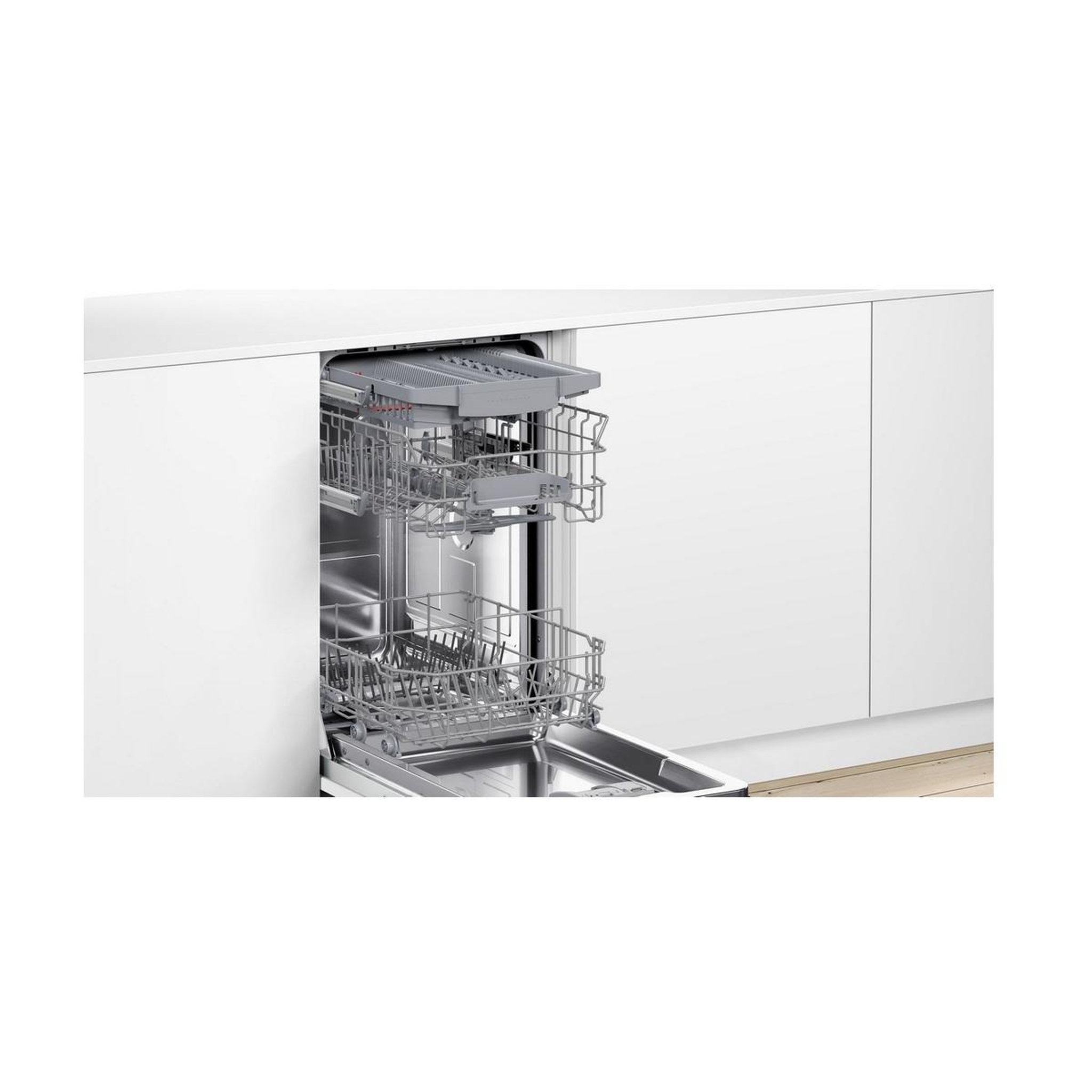 Voir la diapositive 3 : BOSCH Lave-vaisselle 55cm 10 couverts 2400w blanc tou intégrable - spv2hmx02e