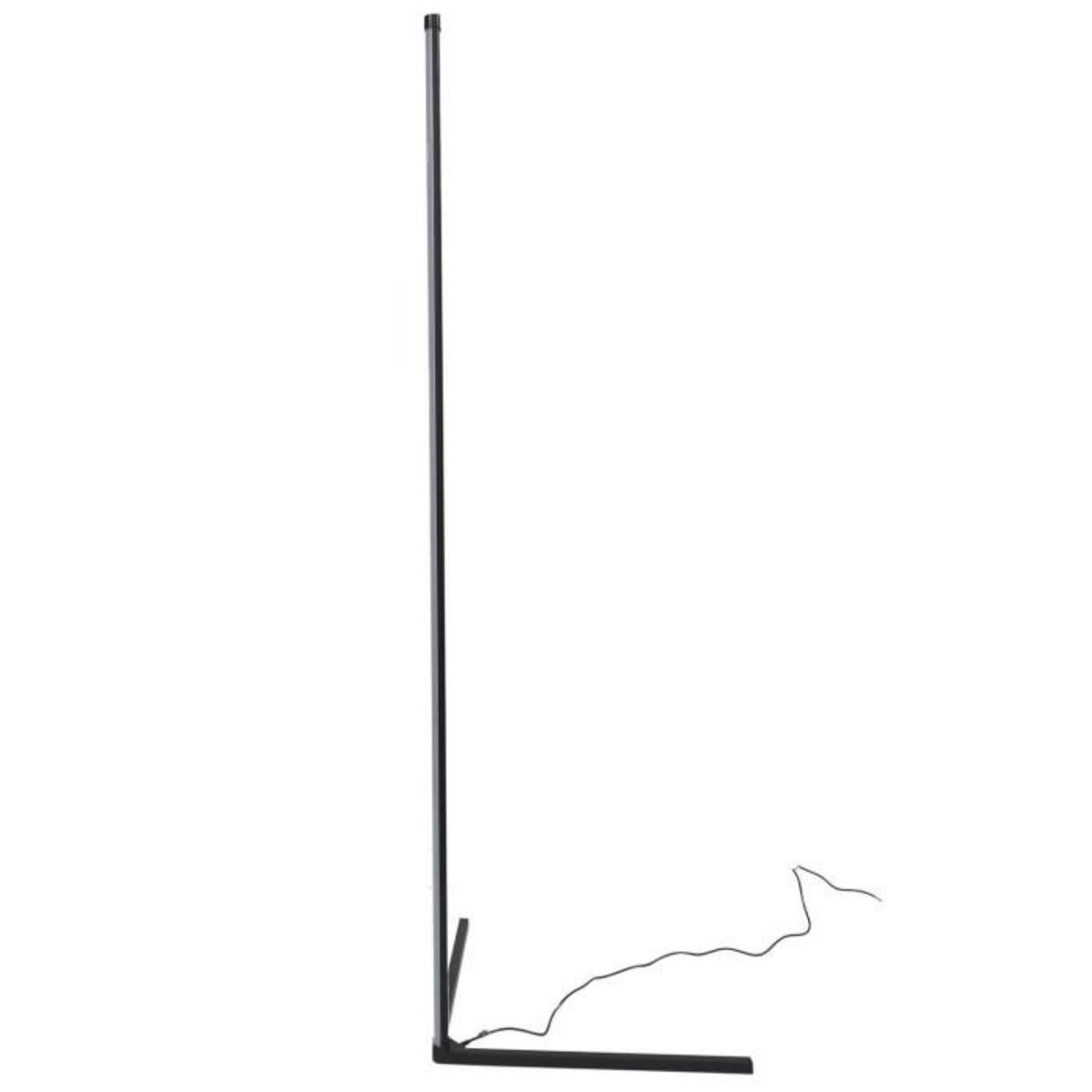 Paris Prix Lampadaire d'Angle à LED  Tube  142cm Noir